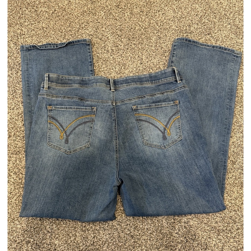 Lincoln Outfitters Women's Jeans Midrise Boot Cut Comfort Stretch 20 W 40x30